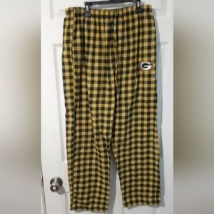 NFL Green and Yellow Plaid Pants